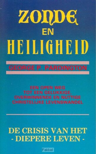 product afbeelding voor: Zonde en heiligheid