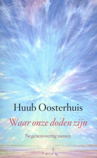 product afbeelding voor: Waar onze doden zijn