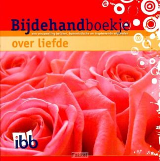 product afbeelding voor: Bijdehandboekje over liefde