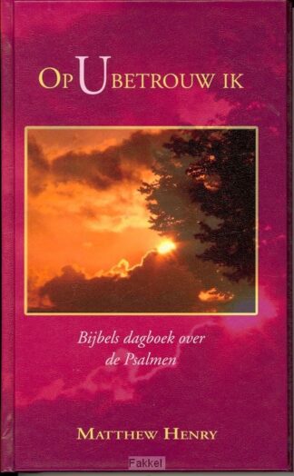 product afbeelding voor: Op u betrouw ik