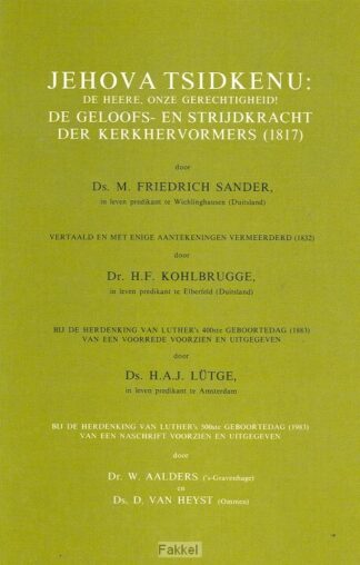 product afbeelding voor: Jehova Tsidkenu