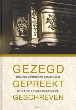 product afbeelding voor: Gezegd gepreekt geschreven