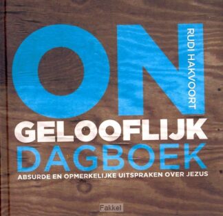 product afbeelding voor: Ongelooflijk dagboek