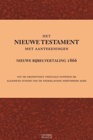 product afbeelding voor: Nieuwe testament 1866 nbv met aantek i