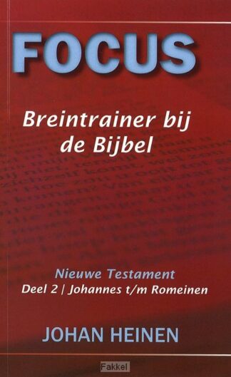 product afbeelding voor: Focus nt 2 breintrainer bij de bijbel  P