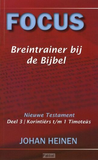 product afbeelding voor: Focus nt 3 breintrainer bij de bijbel  P