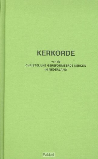 product afbeelding voor: Kerkorde chr geref kerken ed 2010