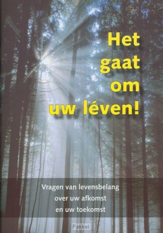 product afbeelding voor: Gaat om uw leven