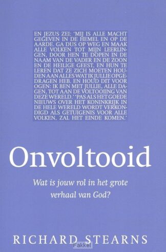 product afbeelding voor: Onvoltooid