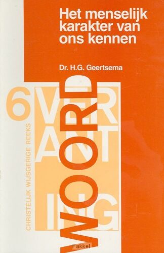 product afbeelding voor: Menselijk karakter van ons kennen