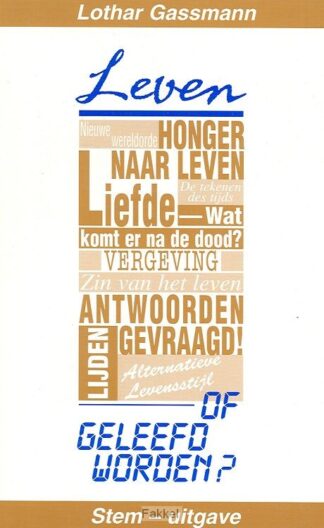 product afbeelding voor: Leven of geleefd worden