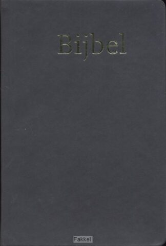 product afbeelding voor: Schoolbijbel nbg zwart soepele band