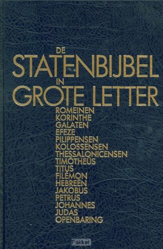 product afbeelding voor: Statenbijbel grote letter nt2 romeinen o