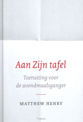 product afbeelding voor: Aan Zijn tafel