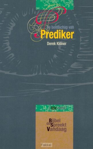 product afbeelding voor: Boodschap van prediker