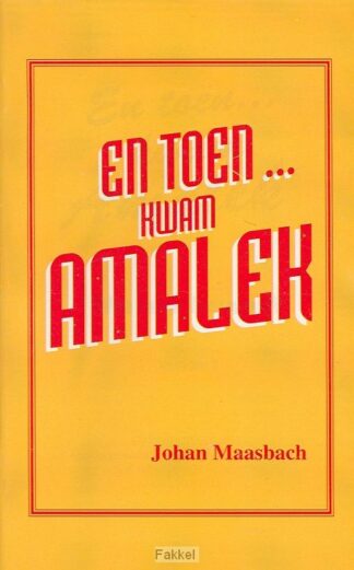 product afbeelding voor: En toen kwam amalek