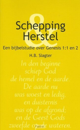 product afbeelding voor: Schepping en herstel