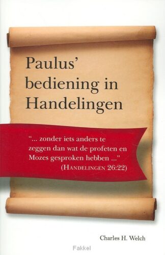 product afbeelding voor: Paulus bediening in handelingen