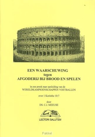 product afbeelding voor: Waarschuwing tegen afgoderij bij brood