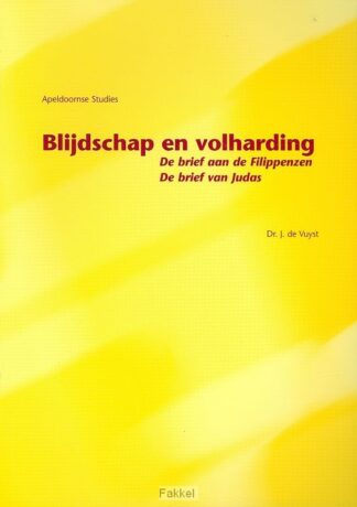 product afbeelding voor: Blijdschap en volharding