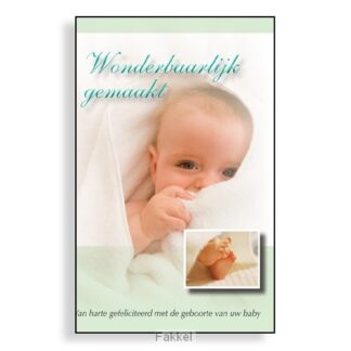 product afbeelding voor: Wenskaartenboekje wonderbaarlijk gemaakt