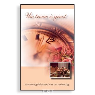 product afbeelding voor: Wenskaartenboekje Uw trouw is groot