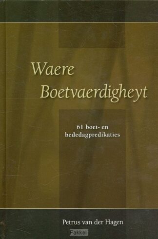 product afbeelding voor: Waere boetvaerdigheyt