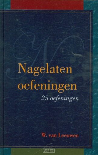 product afbeelding voor: Nagelaten oefeningen