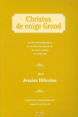 product afbeelding voor: Christus de enige grond