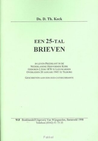 product afbeelding voor: Vijfentwintig brieven