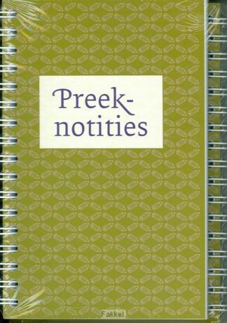 product afbeelding voor: Preeknotities set 5 ex