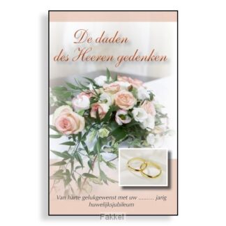 product afbeelding voor: Wenskaartenboekje de daden des Heeren
