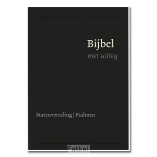 product afbeelding voor: Bijbel bmu klein zwart flex goud