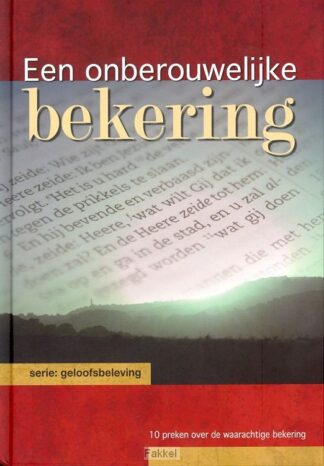 product afbeelding voor: Onberouwelijke bekering