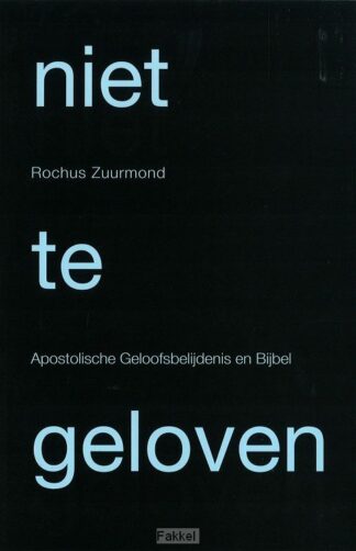 product afbeelding voor: Niet te geloven