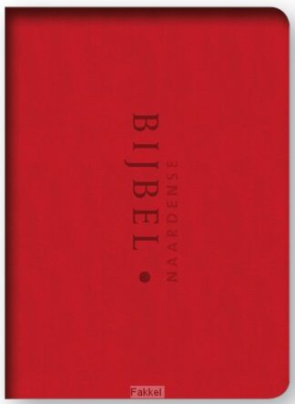 product afbeelding voor: Naardense bijbel vivella rood