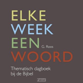 product afbeelding voor: Elke week een woord