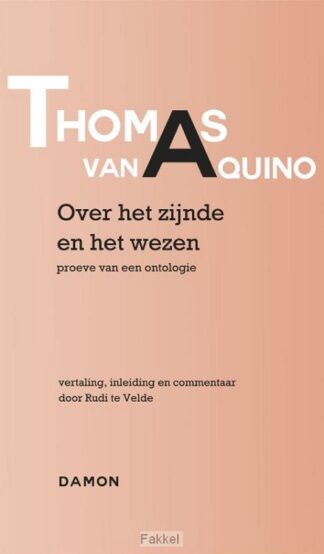 product afbeelding voor: Thomas van aquino over het zijnde en he