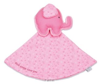 product afbeelding voor: Tutdoek rose olifant God zorgt