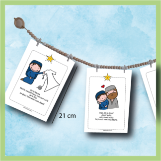 Vertelkaarten - Adventsslinger Groot