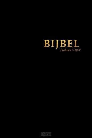 product afbeelding voor: Bijbel hsv met psalmen vivella zwart gou
