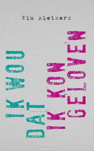 product afbeelding voor: Ik wou dat ik kon geloven