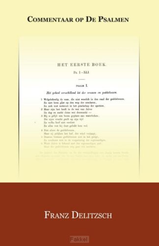 product afbeelding voor: Kommentaar op de Psalmen 1