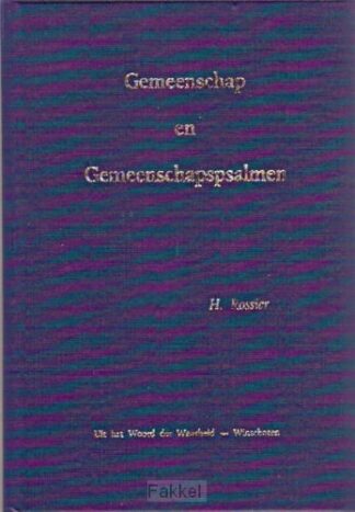 product afbeelding voor: Gemeenschap en gemeenschapspsalmen