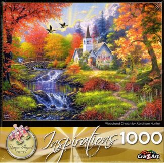 product afbeelding voor: Puzzel Woodland Church (1000 stukjes)