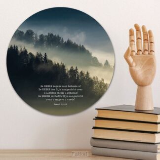 product afbeelding voor: Muurcirkel 'Bergen' - 30 cm