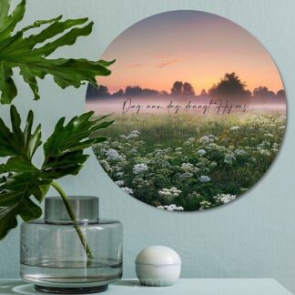 product afbeelding voor: Muurcirkel 'Dag aan dag' - 30 cm