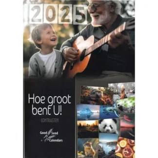 Posterkalender Hoe groot bent U! 2025