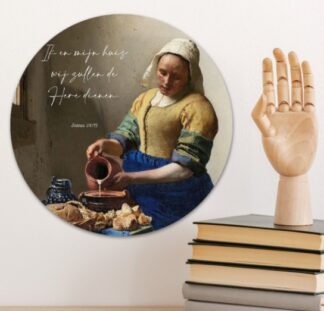 Muurcirkel 'Melkmeisje - Ik en mijn huis