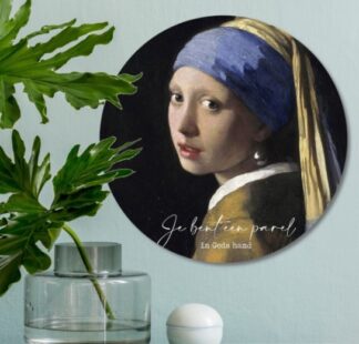 Muurcirkel 'Meisje met de parel'